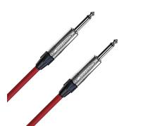 QUIK LOK - QUIKSILVER/3 Jack Mono/Jack Mono 3 mt, Cavo per strumenti musicali Quik Lok QUIKSILVER, Connettori NEUTRIK: Jack Mono/Jack Mono, Colore rosso mattone, Lunghezza 3 mt