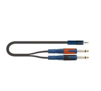 Quiklok Quiklok Cavo Assemblato Adattatore Stereo 3.5mm Jack MaschiO-2 X Mono 6.