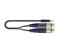 QUIK-LOK RKSA/194-5 cavo audio 5 m 2 x 3.5mm 2 x XLR (3-pin) Nero