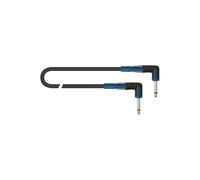 QUIK LOK - RKSI/207-1 Cavo Strumento Jack Mono 90° 6,3 mm, 1 m, Nero, Serie ROK SOLID, Basso Rumore, Connettori Dorati