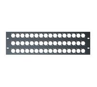 ✔️ Quik Lok - RS/297 PANNELLO FRONTALE RACK 19" FORATO 3U 1HE CON 48 FORI d size