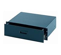 QUIK LOK - RS/671 Cassetto Rack 3 Unità, con Sistema di Sbloccaggio/Bloccaggio, Altezza 12 cm, Larghezza 39 cm, Profondità 37 cm
