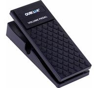 QUIK LOK - VP/26-11 PEDALE VOLUME 1 IN/1 OUT Pedale Volume, 1 Ingresso/1 Uscita Jack 6.3 mm, per Strumenti Musicali, Potenziometro Custom, Base in Metallo, 20 x 8,5 x 6 cm, Colore Nero