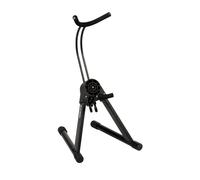 QUIK LOK - WI/990 SUPPORTO PER SAX ALTO/TENORE Altezza 51cm, Larghezza aperto 29cm, Altezza regolabile da 41 a 52cm, Colore Nero