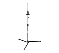 QUIK LOK - WI/993 SUPPORTO PER TROMBONE Stand Compatto per Trombone, con Campana Ammortizzata da Molla, Regolabile in Altezza da 70 a106 cm, Ampia Base Treppiede, Colore Nero