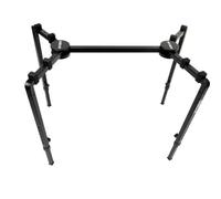 QUIK LOK - WS/650 SUPPORTO REGOLABILE IN ALTEZZA E LUNGHEZZA, Struttura Estremamente Versatile, Solidi Piedini in Gomma, Chiusura a T in un Comodo Set da Trasporto, Colore Nero