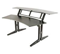 Quik Lok Tavolo di studio Z/630bk Workstation a 2 ripiani Finitura Black