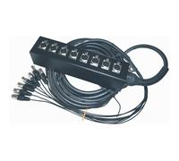 QuikLok BOX/602-10K Stage Box Audio 8 Input 10m