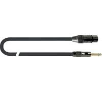 Quiklok ITST-FJM-5 - Cavo microfono italiano standard XLR femmina - jack mono 5 m