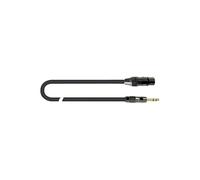 Quiklok ITST-FJS-5 - Cavo microfono italiano standard XLR femmina - jack stereo 5 m