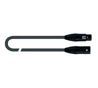 QuikLok JUST MF 5 Cavo Microfonico XLR M / XLR F Nero 5 Metri