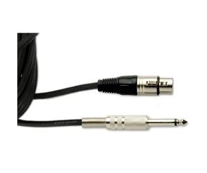 QUIKLOK MX/777-3 cavo microfono professionale CANNON FEMMINA/JACK 6.3mm MONO 3mt