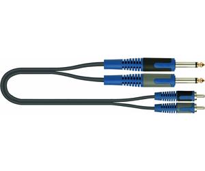 QUIKLOK RKSA/130-1 Cavo stereo professionale a basso rumore 1 Metro
