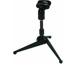 Quiklok Supporto Microfono da Tavolo con Treppiede in gomma Nero - A 188