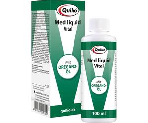 Quiko Med V Liquido con Olio di origano per Uccelli Ornamentali - 100 ml