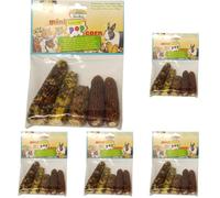 Quiko Mini Pop Corn Special 170g per roditori pannocchie di Mais Naturali con preziosi nutrienti (Confezione da 5)