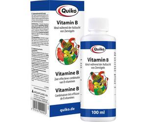 Quiko Vitamina B Liquida - Allevamento di Uccelli Ornamentali - 100 ml