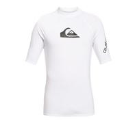 Quiksilver Eqywr03358 All Time Short Sleeve Rash Guard Bianco M Uomo
