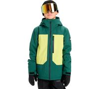 Quiksilver - Giacca da sci/snowboard - Ambition 20k Youth Jacket Trekking Green in Pelle - Taglia Bambino 10a - Verde