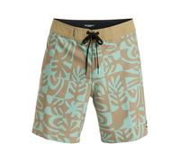 Quiksilver Boardshort SURFSILK Straight Leg 18 Uomo Verde 32