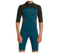 Quiksilver - Boy's 2/2 Prologue S/S SP Back Zip - Tuta in neoprene 12 blu