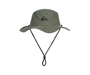 Quiksilver Bushmaster Sun Protection Floppy Visor Bucket Hat Cappello da Sole, Thyme, XXL Uomo