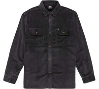 Quiksilver - Camicia da uomo in velluto - Venture Cord India Ink per Uomo in Cotone - Taglia L - Nero