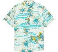 Quiksilver - Camicia in cotone - Apero Classic SS Shirt Aqua Sundown per Uomo in Cotone - Taglia L - Blu
