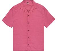Quiksilver - Camicia in cotone biologico e canapa - Sunrise SS Shirt Burnt Russet per Uomo in Cotone - Taglia XL - Rosa