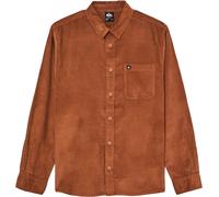 Quiksilver - Camicia in velluto a coste - Smoke Trail Cord Shirt Rawhide per Uomo in Cotone - Taglia S - Marrone