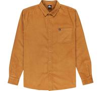 Quiksilver - Camicia Uomo in velluto - Smoke Trail Cord Shirt Almond per Uomo in Cotone - Taglia M - Beige