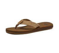 Quiksilver Carver Suede, Infradito Uomo, Multicolore Tan Solid, 46 EU