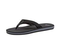 Quiksilver Carver Suede, Infradito Uomo, Nero Solid Black Sbkm, 42 EU