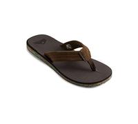 Quiksilver Carver Suede Recycled, Sandali Uomo, Marrone 2, 45 EU