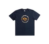 Quiksilver Cerchio Logo SS T-Shirt, Blu, XS Uomo