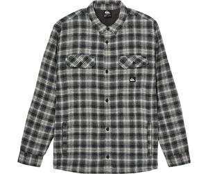 Quiksilver - Chemise confortable en coton - Venture Sherpa Overshirt Black Venture per Uomo in Cotone - Taglia XL - Nero