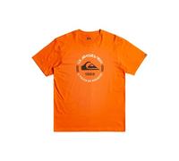 Quiksilver Cerchio Logo SS T-Shirt, Marrone, XS Uomo