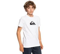 Quiksilver - Comp Logo Screen Tee per Ragazzo - Bright White - 10