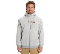 Quiksilver - Cypress Keller - Felpa con cappuccio L grigio/bianco