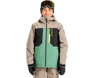QUIKSILVER Dawson Youth Jk - Bambino - Grigio / Verde / Nero - Taglia 10 anni- modello 2026