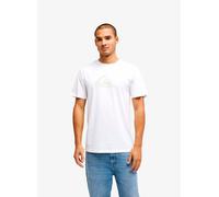 Quiksilver - Ev Comp Logo Ss Bianco - Abbigliamento L Bianco