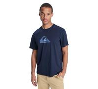Quiksilver - Ev Comp Logo Ss Blu - Abbigliamento L Blu