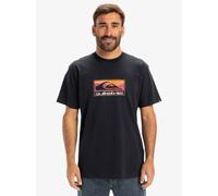 T-shirt Quiksilver EV Gradient Box manica corta nero arancione - M