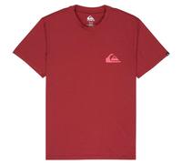 Quiksilver T-shirt Manica Corta EV Mini Logo SS Uomo Rosso Scuro XL