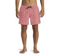 Quiksilver Everyday Deluxe Volley 15" - Pantaloncini da bagno, da uomo, colore: Rosso, Rosso - Caienna, L