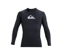 Maglia Quiksilver Everyday UPF 50 manica lunga nero bianco - S