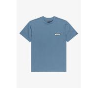 Quiksilver - Evo Border Lines Ss Blu - Abbigliamento XL Blu
