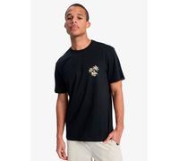 T-shirt Quiksilver Evo Learning From Nature nero bianco beige - L