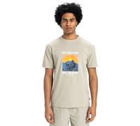 Quiksilver Feel The Outside Short Sleeve T-shirt Beige XL Uomo