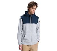 Quiksilver Felpa con Cappuccio Keller Block Zip Uomo Nero